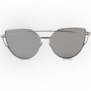 Gray Cat Eye Sunglasses